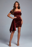 Velvet Corset Sleeveless Mini Dresses