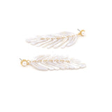 Acrylic Leaf Earrings Fashion Ear Rings