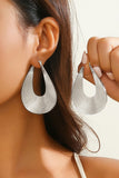 Alloy Geometric Figure Arc-Shaped Dangle Earrings