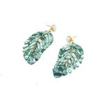 Acrylic Leaf Earrings Fashion Ear Rings